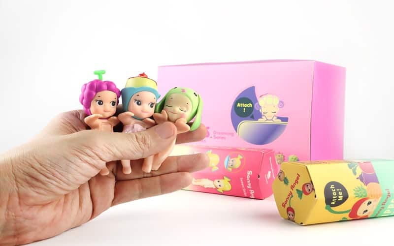 Sonny Angel blind box toys held in hand at Palm Valley Pediatric Dentistry & Orthodontics, Scottsdale and Chandler.