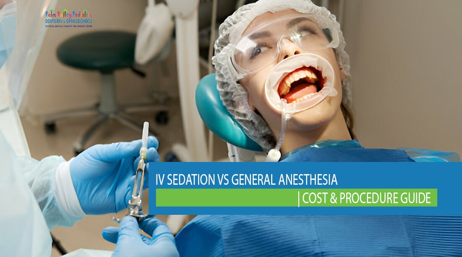Patient receiving IV sedation in a dental clinic – IV Sedation vs General Anesthesia comparison